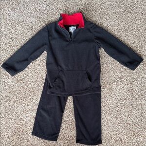 The Children’s Place Boys 4T Fleece set black